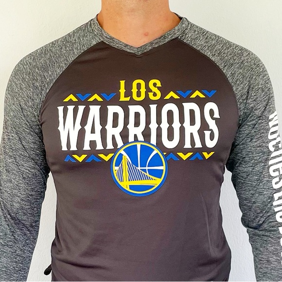 Golden State Warriors NBA gray athletic long sleeve tee size medium - Picture 1 of 10